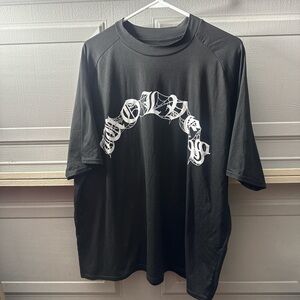 Darc Sport Black Tee with White Design DRY WOLF